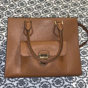 Large Saffiano Leather Micheal Kor’s Satchel